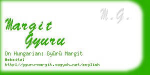 margit gyuru business card