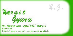 margit gyuru business card